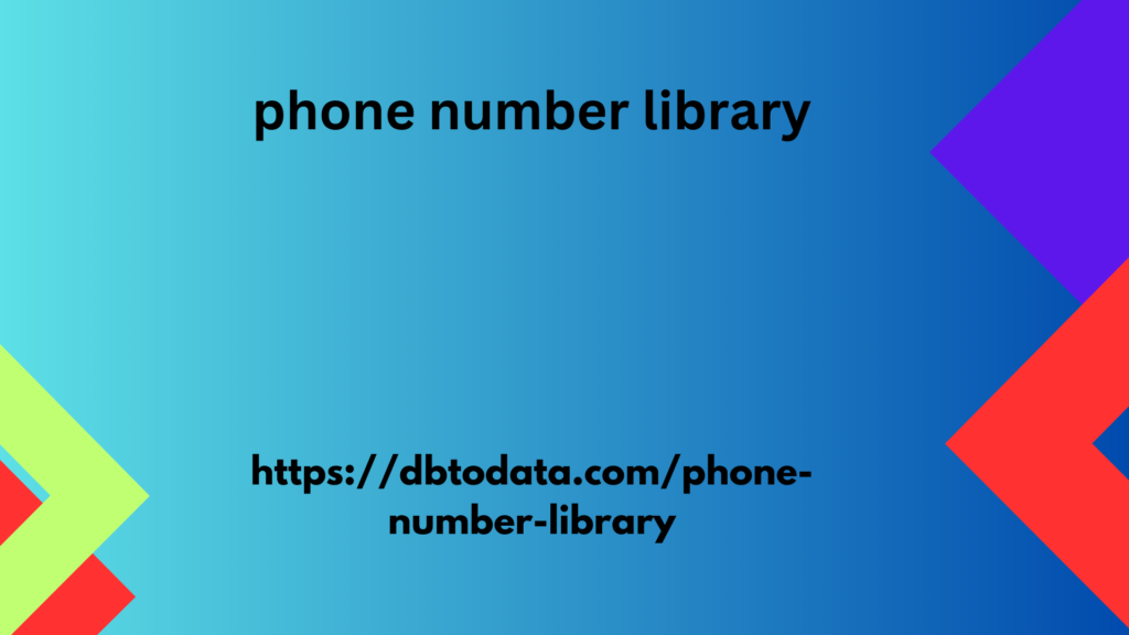 phone number library