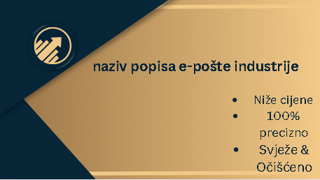 naziv popisa e-pošte industrije