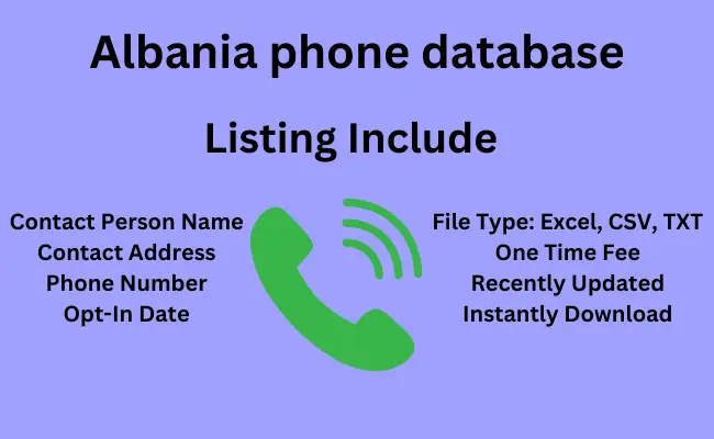 Albania phone database