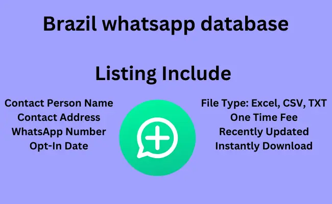Brazil whatsapp database