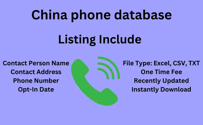 China phone database