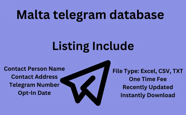 Malta telegram database
